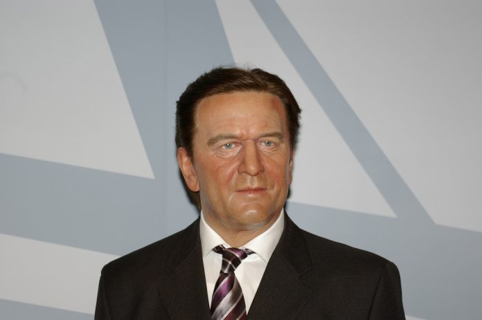 Gerhard Schröder als Wachsfigur. Gerhard Schröder als Wachsfigur.